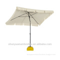 160G polyester with UV80+ with Luxury plastic parts Rectangular Umbrella